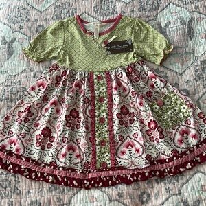 Matilda Jane Floral Dress with Button Details sz 4
